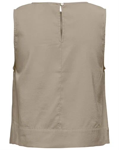 Only - ONLDorsi Aris Loose Top - Taupe Gray